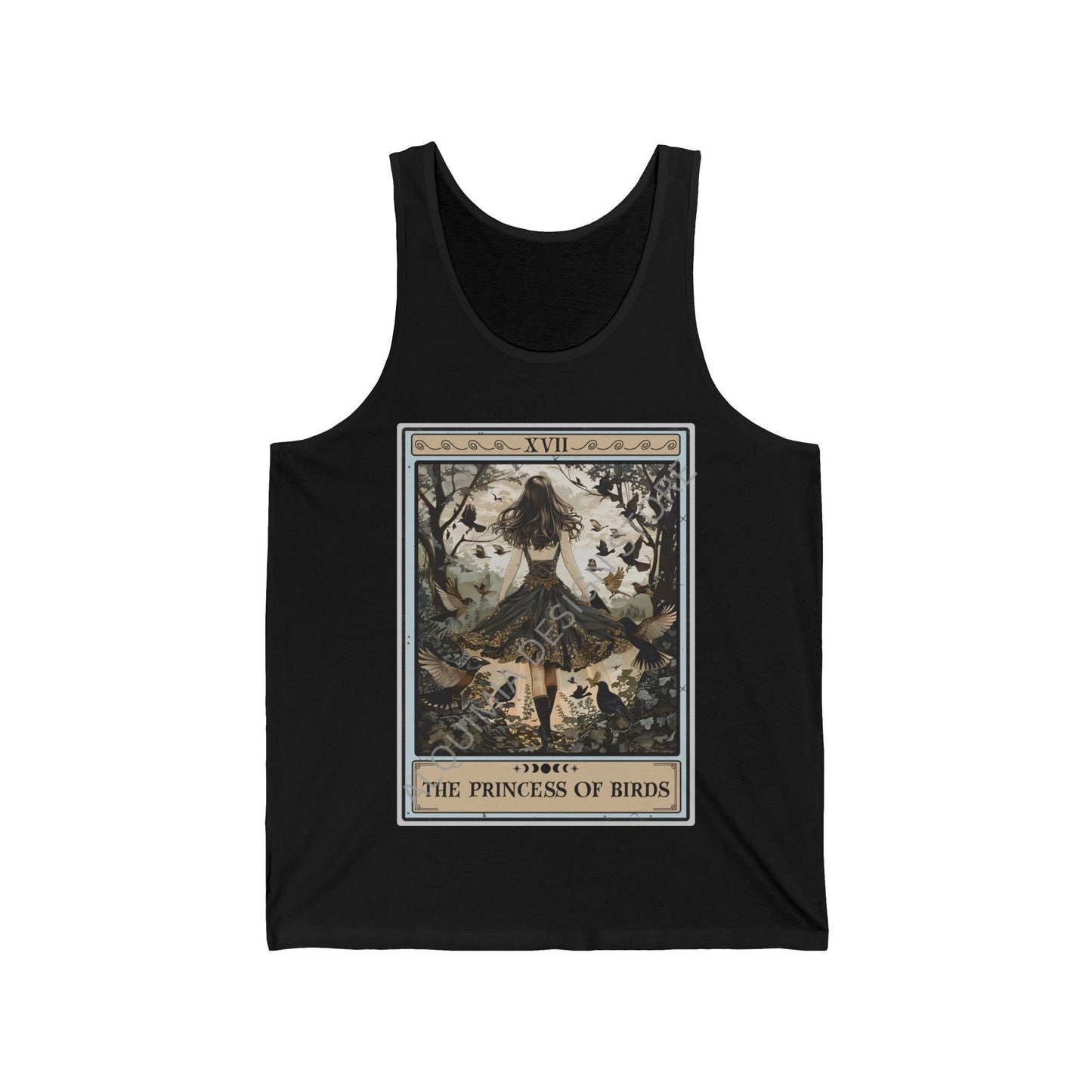 The Princess of Birds Tarot Card Tank Top