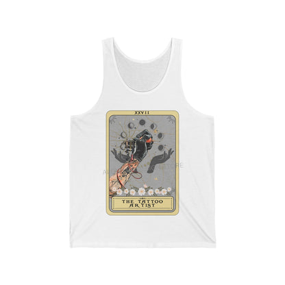 The Tattoo Artist Tarot Card Tank Top, Tattooist