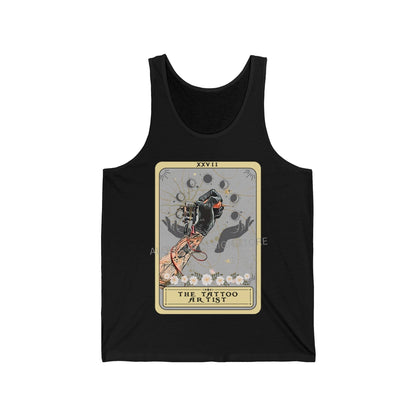 The Tattoo Artist Tarot Card Tank Top, Tattooist