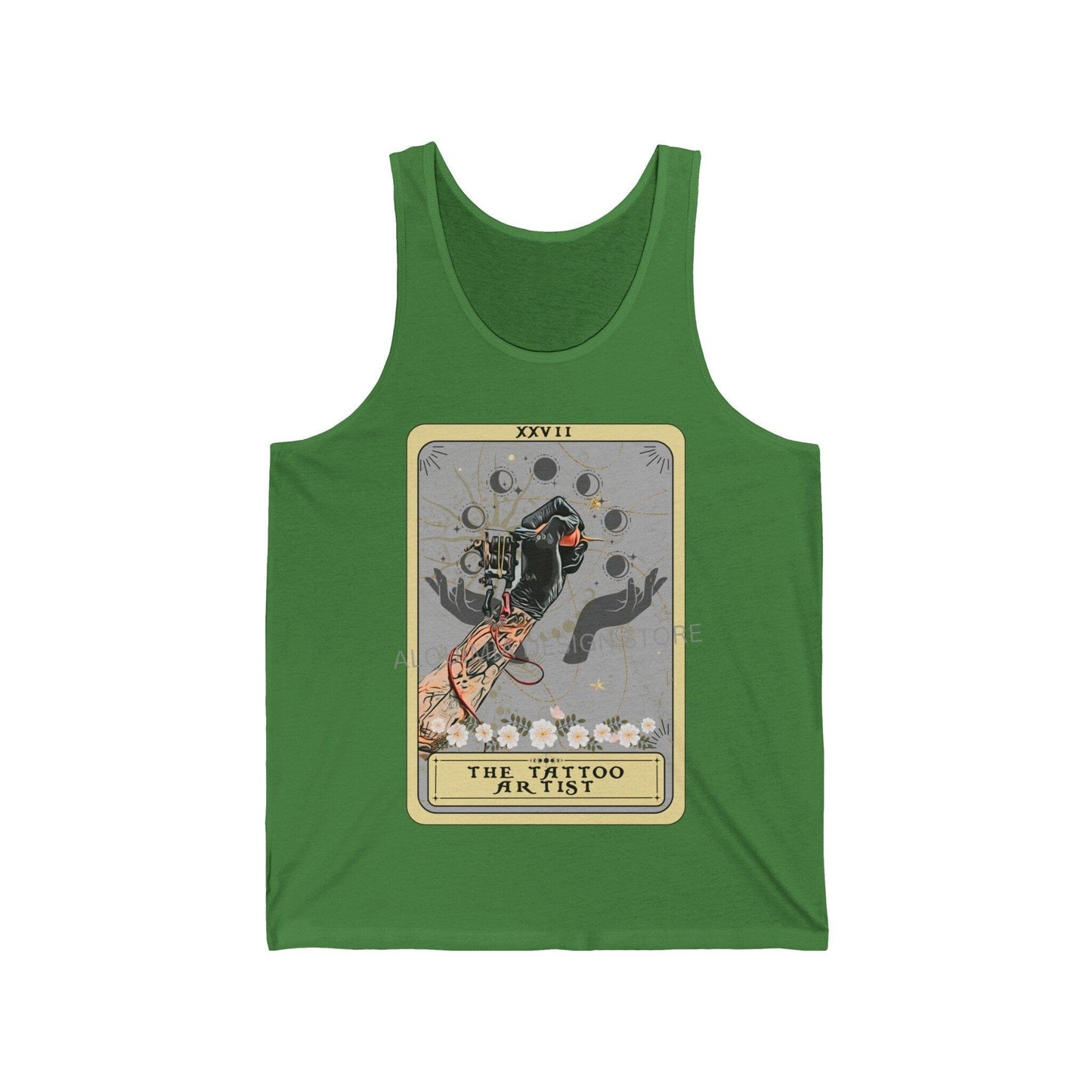 The Tattoo Artist Tarot Card Tank Top, Tattooist