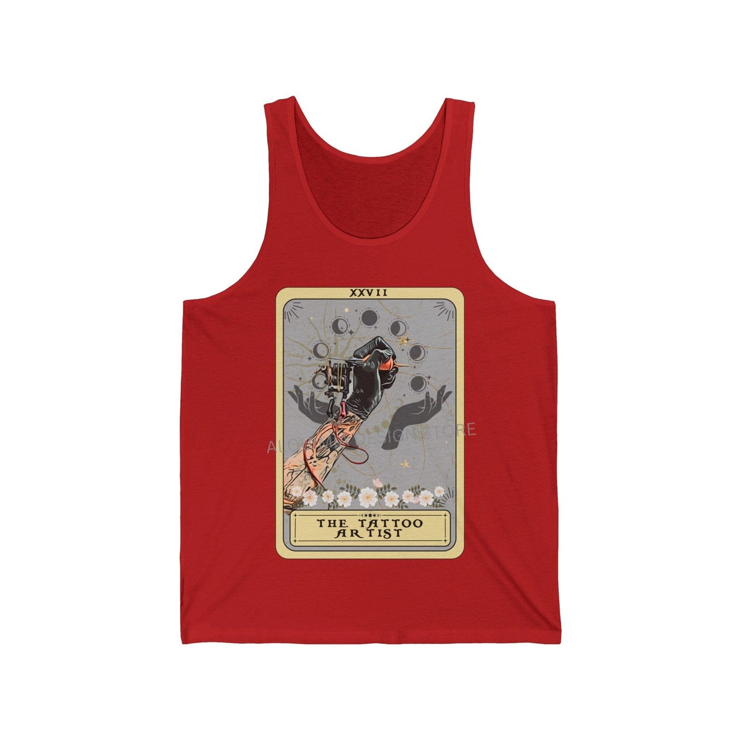 The Tattoo Artist Tarot Card Tank Top, Tattooist