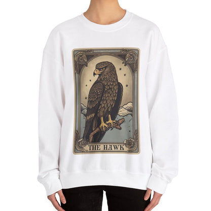 The Hawk Tarot Card Sweatshirt, Birds of Prey