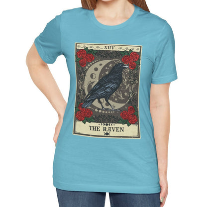 Raven Tarot Card Shirt, Bird Lover