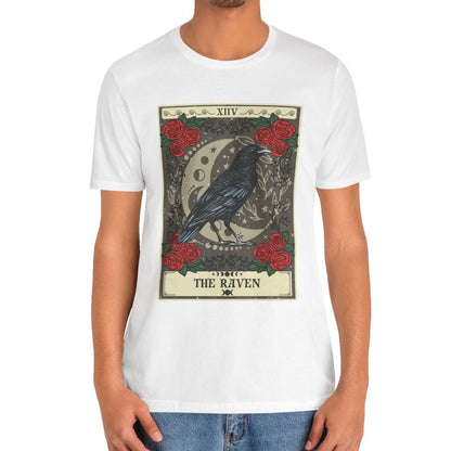 Raven Tarot Card Shirt, Bird Lover