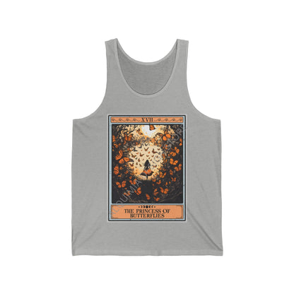 The Princess of Butterflies Tarot Card Tank Top