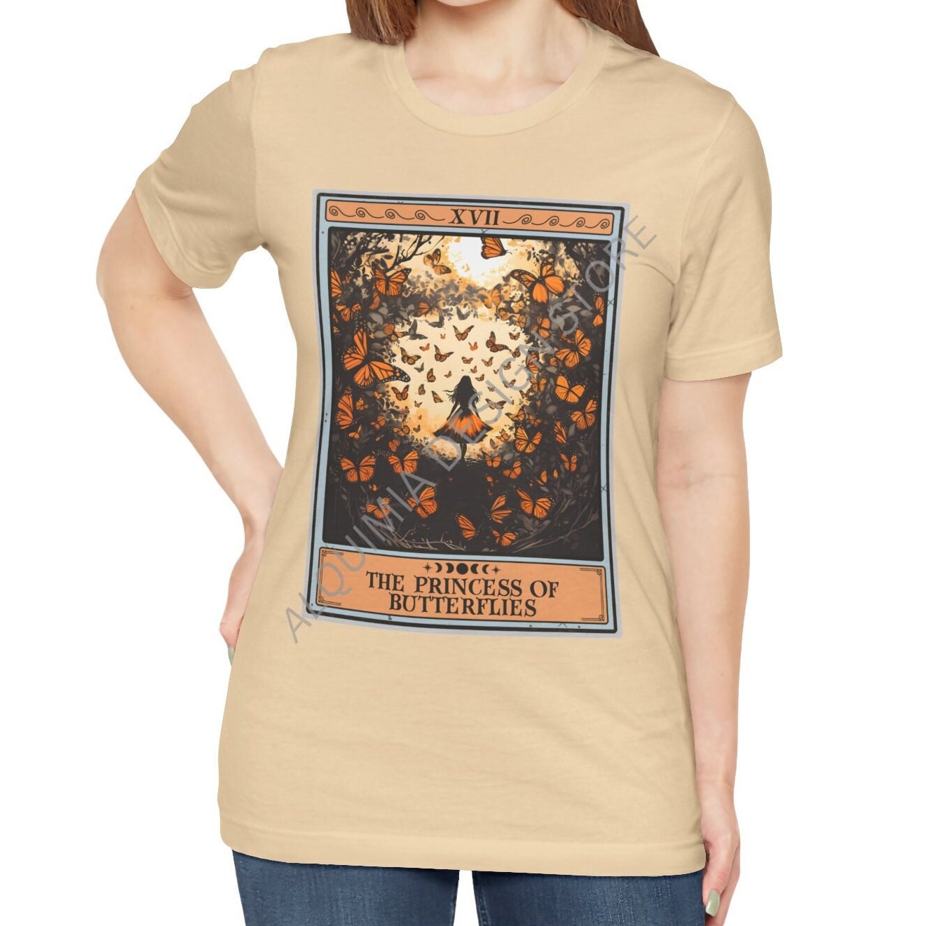The Princess Of Butterflies Tarot Card Shirt, Butterfly
