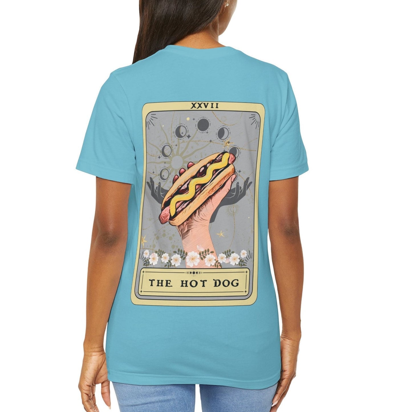 The Hot Dog Tarot Card Shirt BACK PRINT