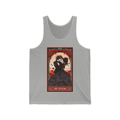 The Lovers Tarot Card Tank Top, Valentines Day