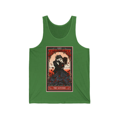 The Lovers Tarot Card Tank Top, Valentines Day