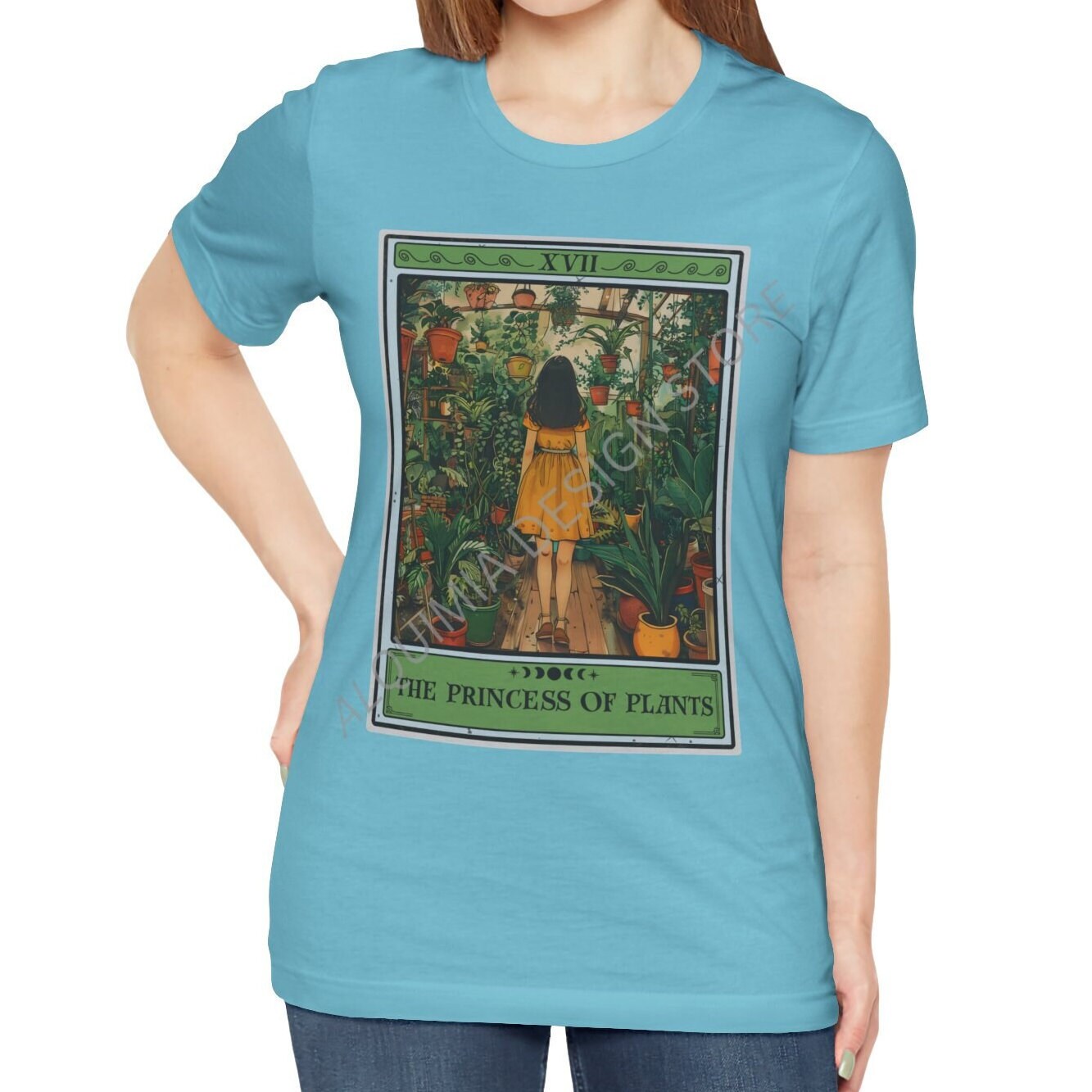 The Princess Of Plants Tarot Card Shirt, Plant Lover