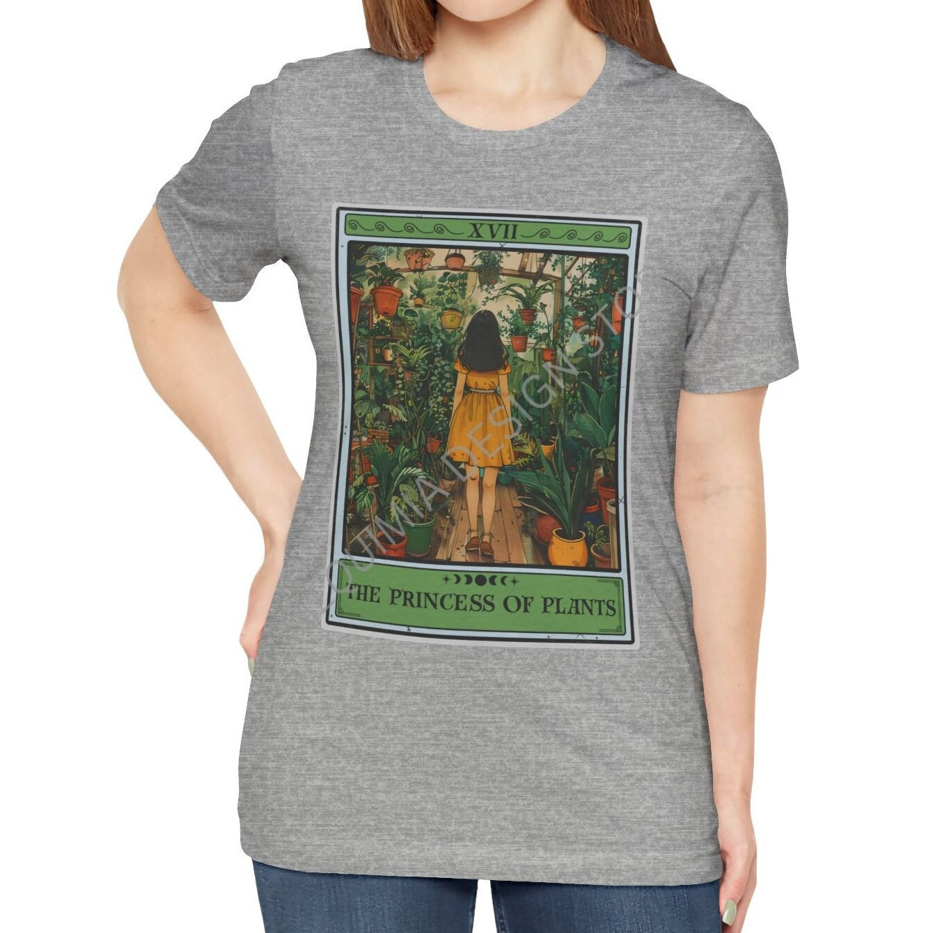 The Princess Of Plants Tarot Card Shirt, Plant Lover