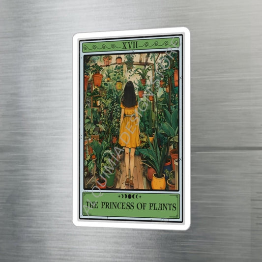 The Princess of Plants Tarot Card Sticker 3" x 4"