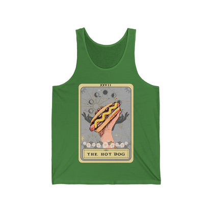 The Hot Dog Tarot Card Tank Top