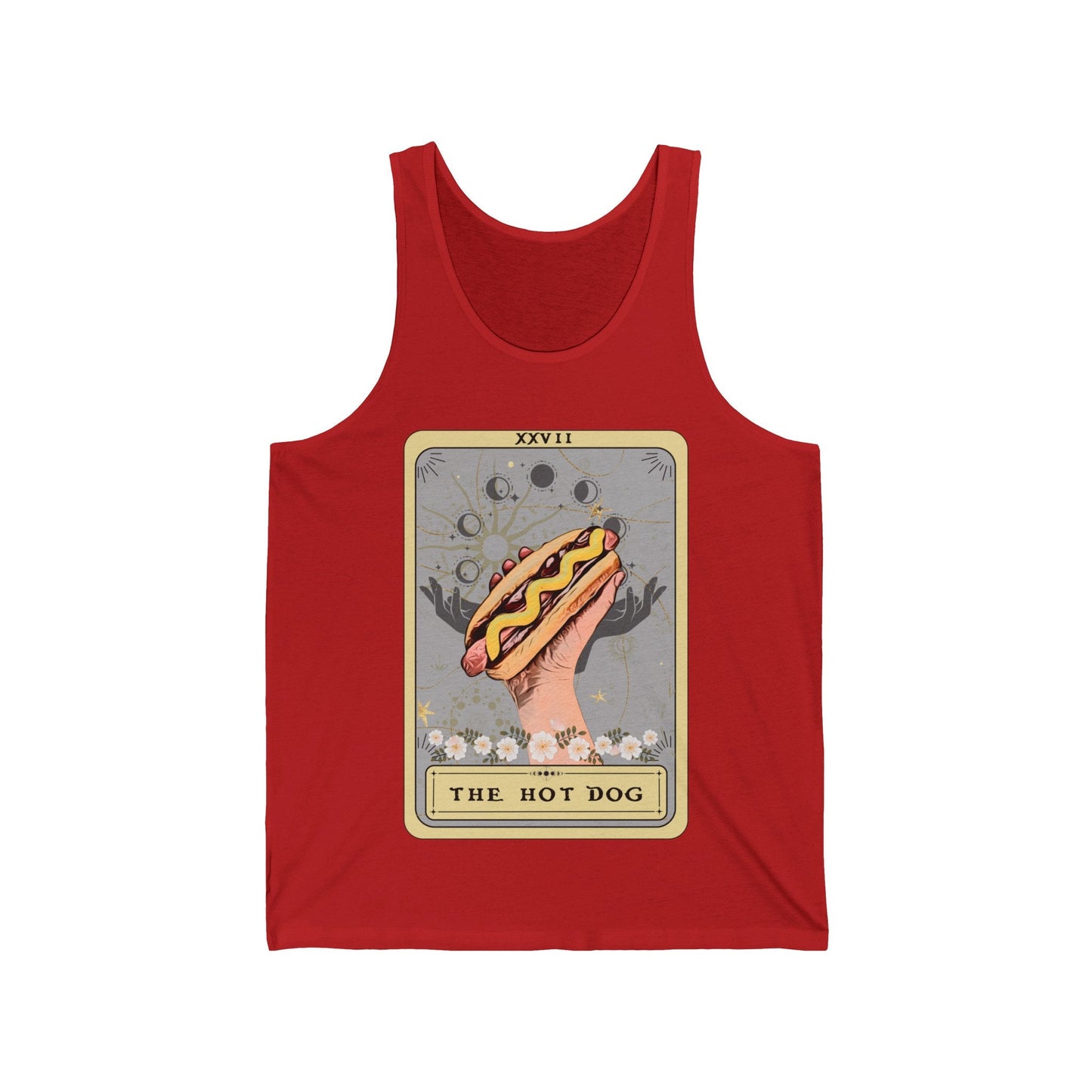 The Hot Dog Tarot Card Tank Top