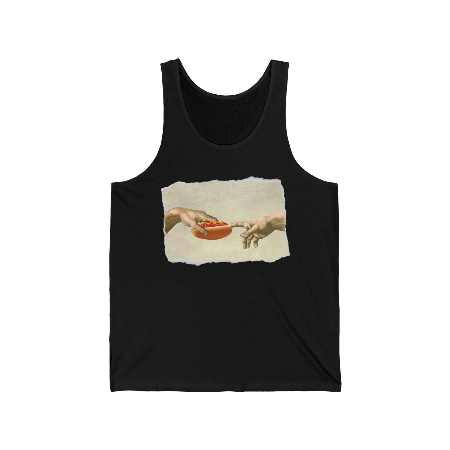 The Creation of Hot Dog Tank Top