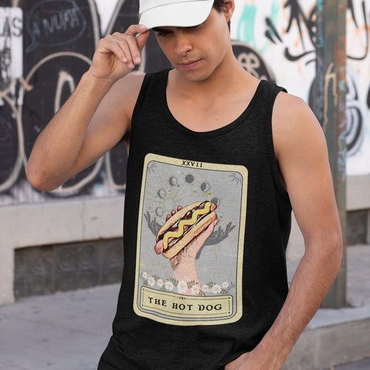 The Hot Dog Tarot Card Tank Top