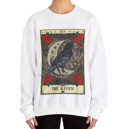 The Raven Tarot Card Sweatshirt