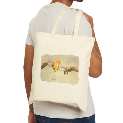 The Creation of Mimosa Tote Bag Canvas 15" x 16"