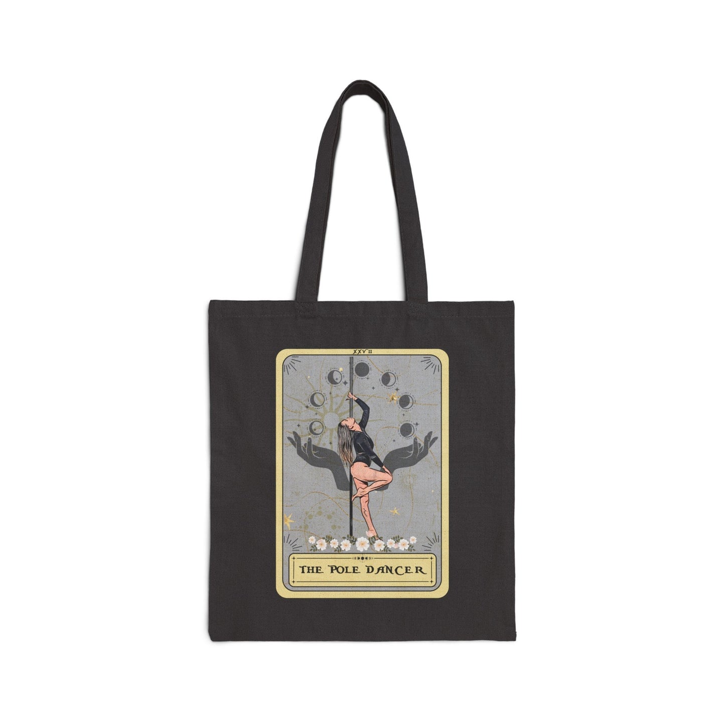 The Pole Dancer Tarot Card Canvas 15" x 16" Tote Bag