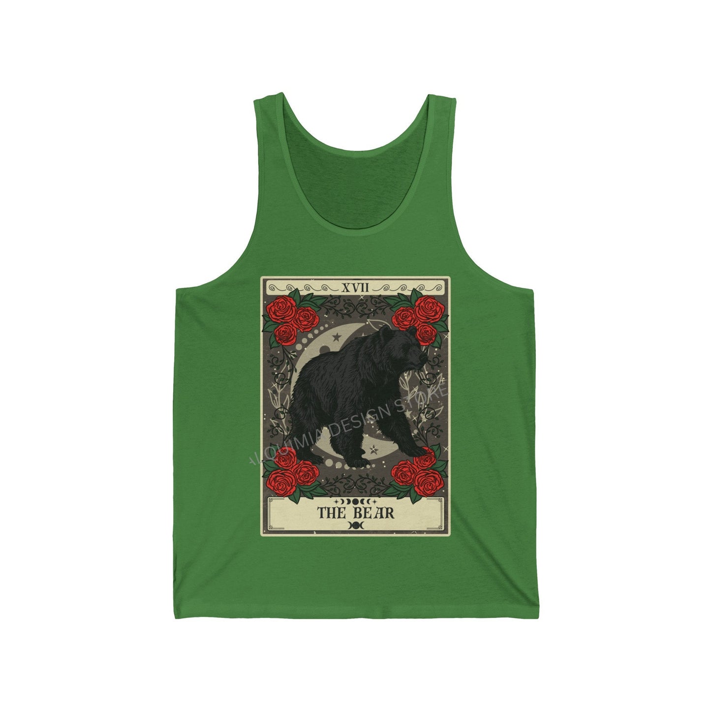 The Bear Tarot Card Tank Top, Wild Animal