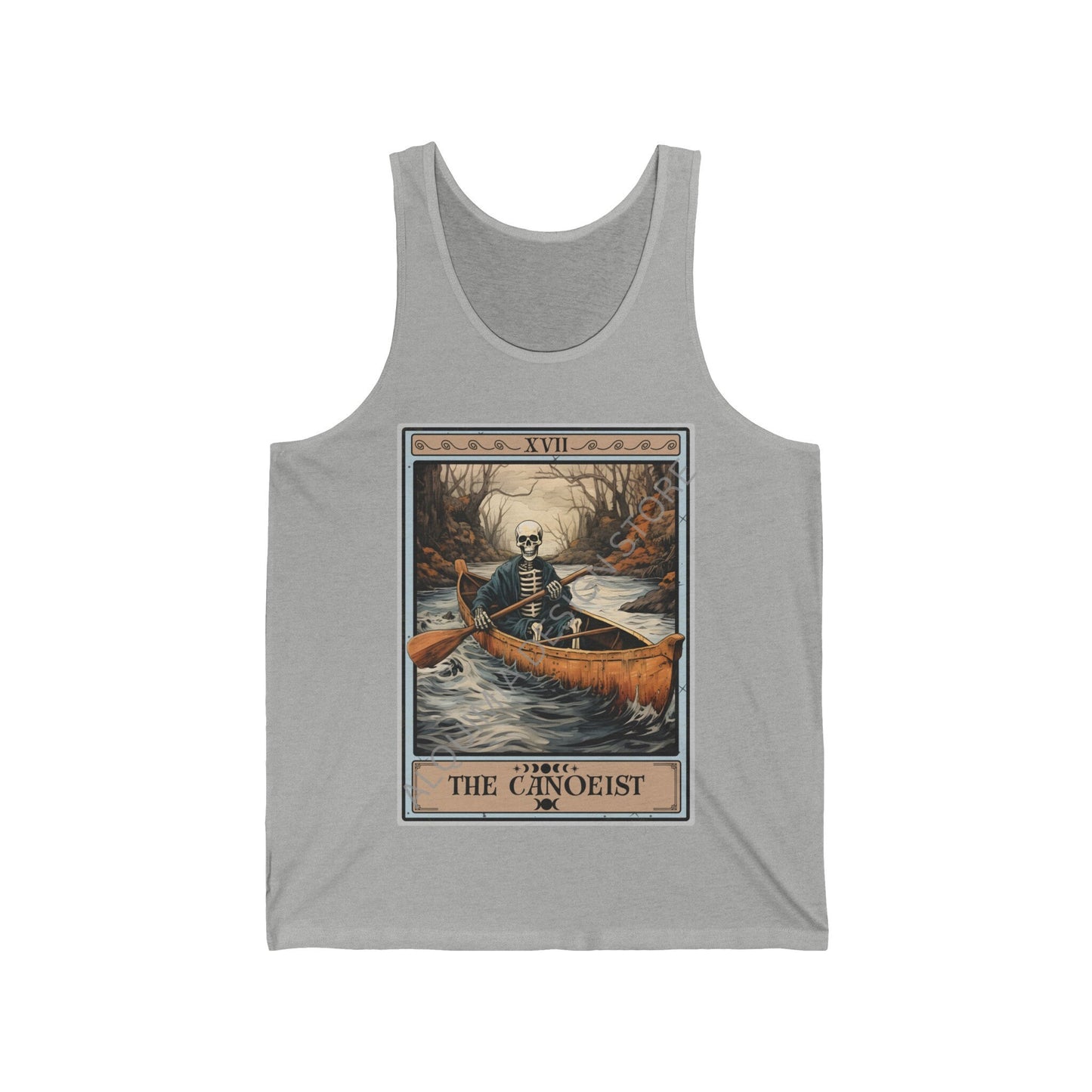 The Canoeist Tarot Card Tank Top, Canoe