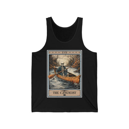 The Canoeist Tarot Card Tank Top, Canoe