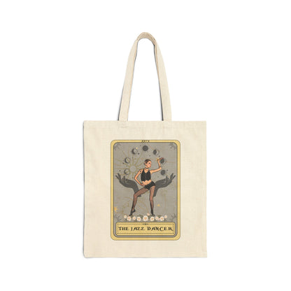 The Jazz Dancer Tarot Card Tote Bag, Jazz Dance  15" x 16"