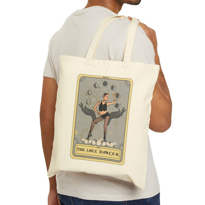 The Jazz Dancer Tarot Card Tote Bag, Jazz Dance  15" x 16"