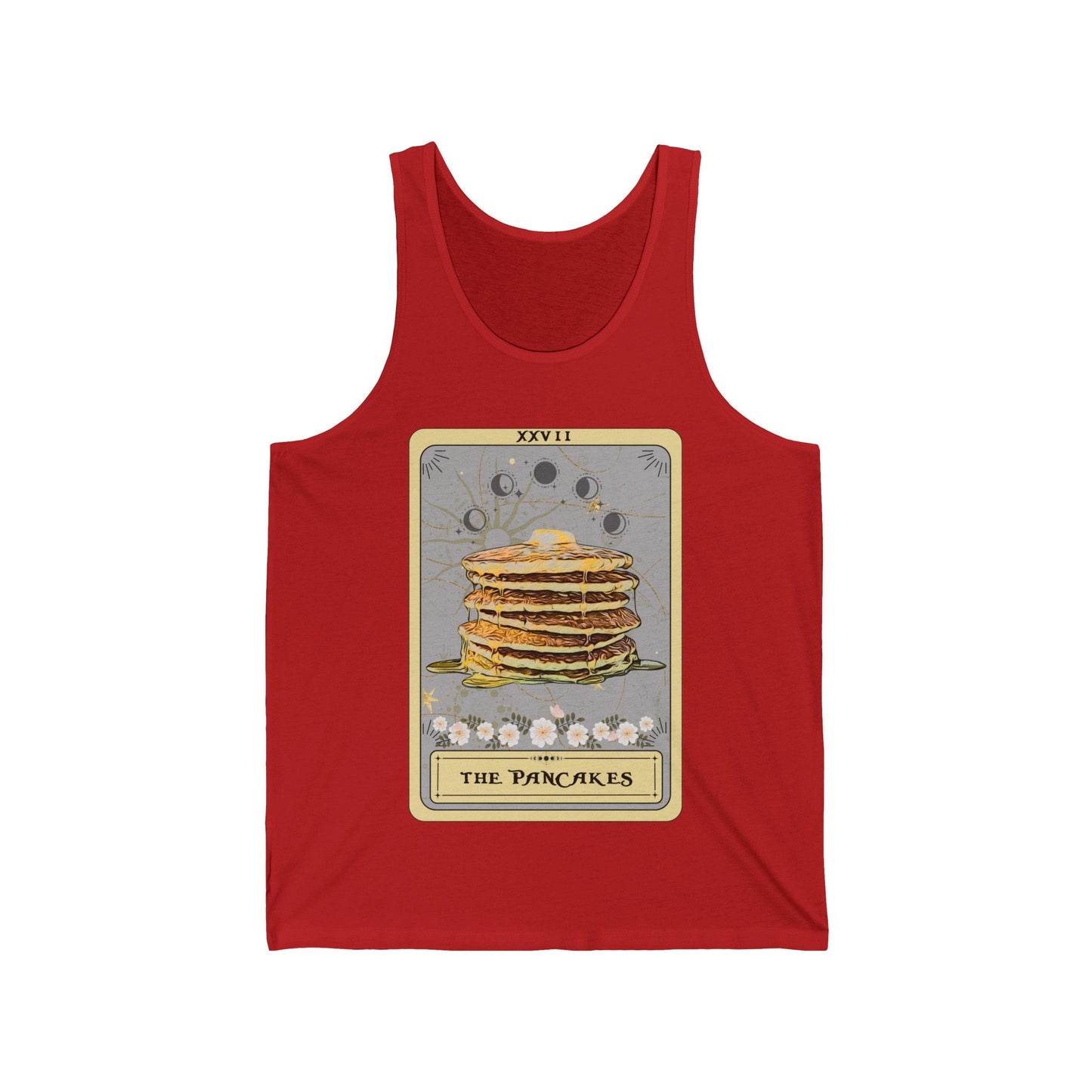 The Pancakes Tarot Card Tank Top, Breakfast