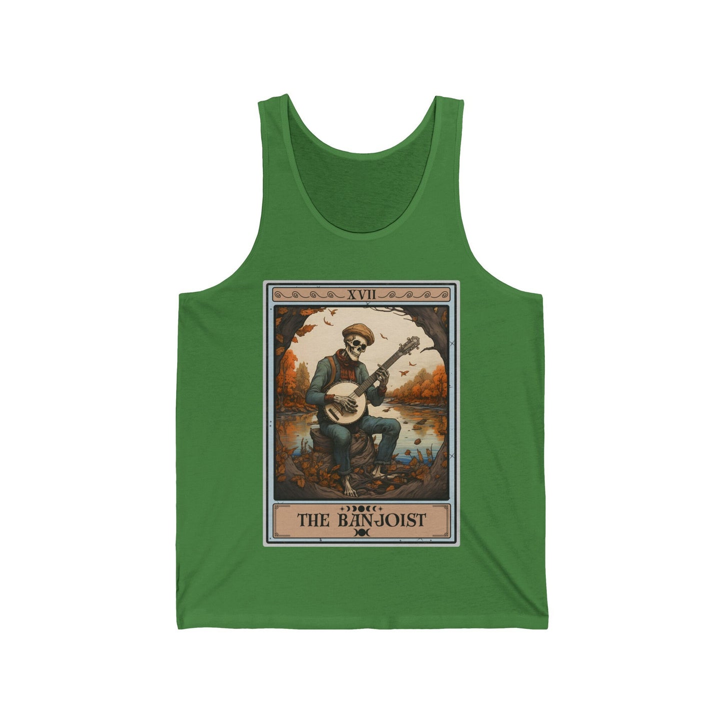 The Banjoist Tarot Card Tank Top, Banjo Player