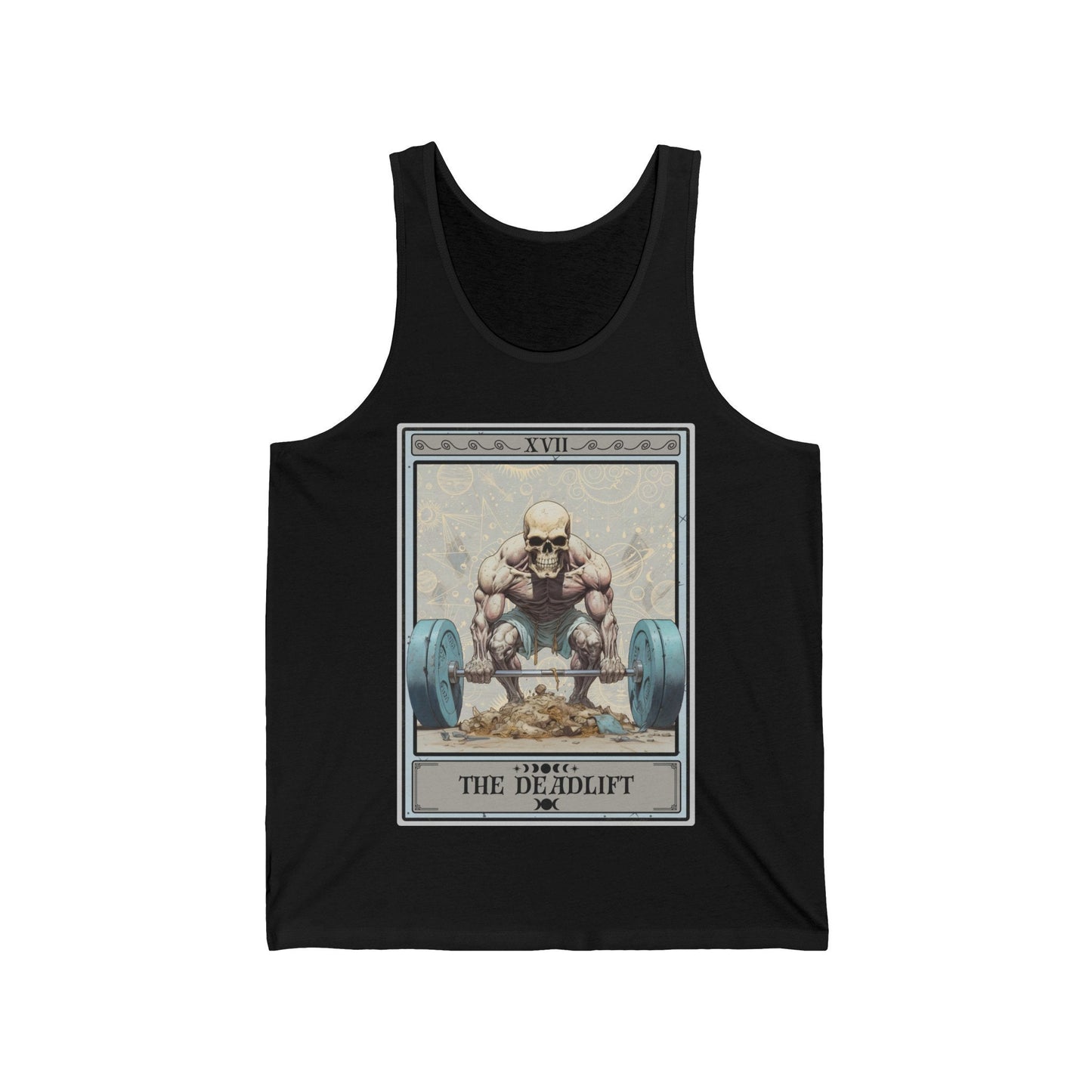 The Deadlift Tarot Card Tank Top, Workout Lifting