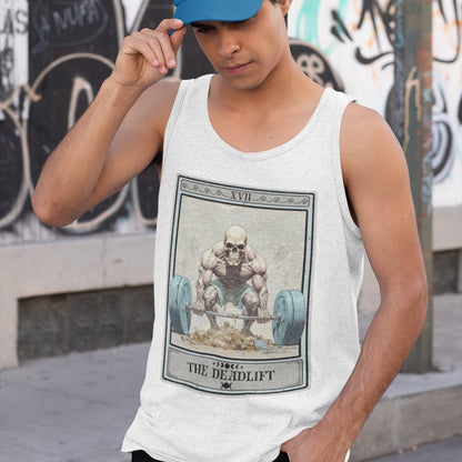 The Deadlift Tarot Card Tank Top, Workout Lifting