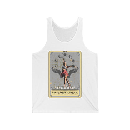 The Salsa Dancer Tarot Card Tank Top, Salsa Dancing