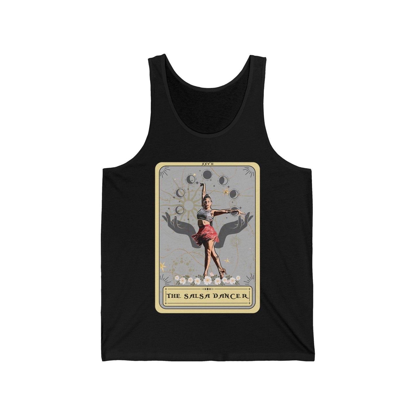 The Salsa Dancer Tarot Card Tank Top, Salsa Dancing