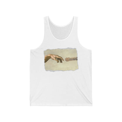 The Creation of Adam Cat Tank Top