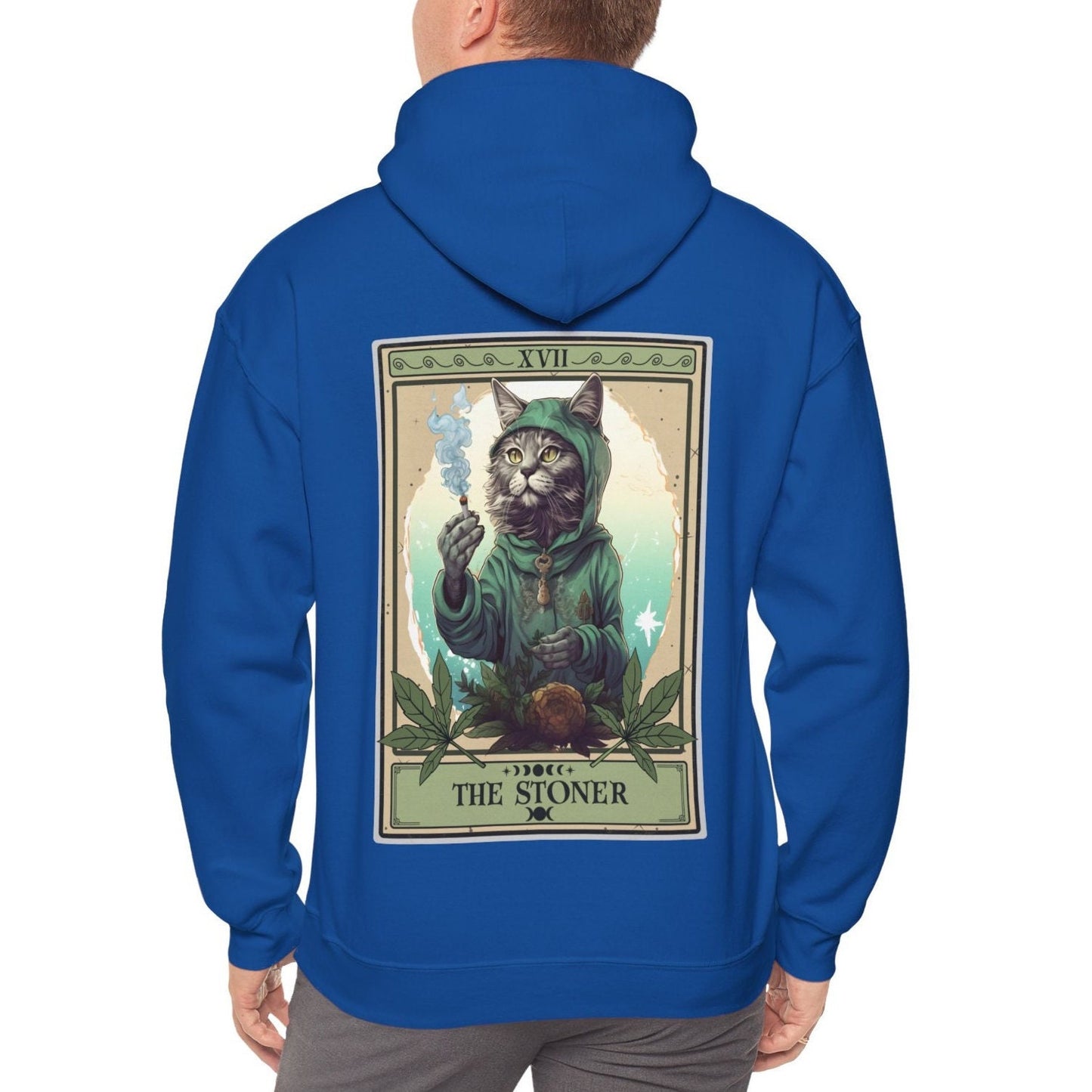 Cat The Stoner Tarot Card Hoodie