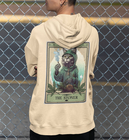 Cat The Stoner Tarot Card Hoodie