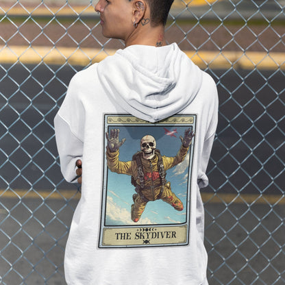 The Skydiver Tarot Card Hoodie, Sky Diving