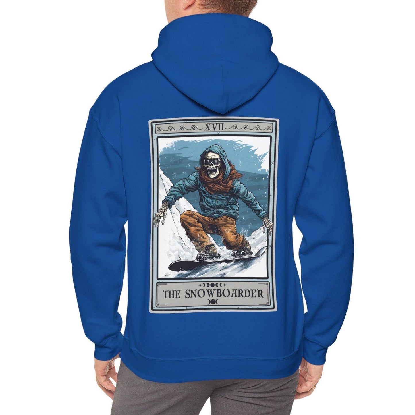 The Snowboarder Tarot Card Hoodie, Snowboard