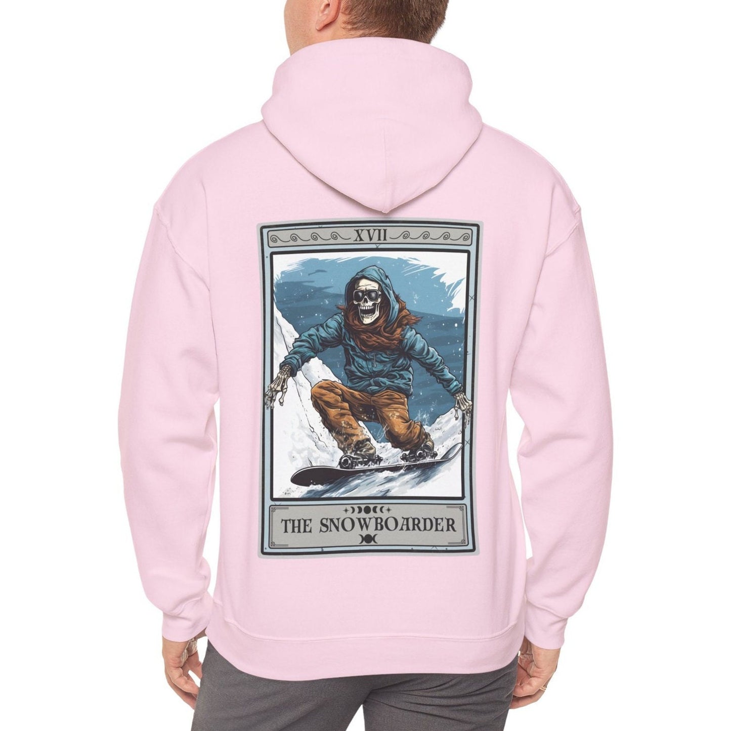 The Snowboarder Tarot Card Hoodie, Snowboard