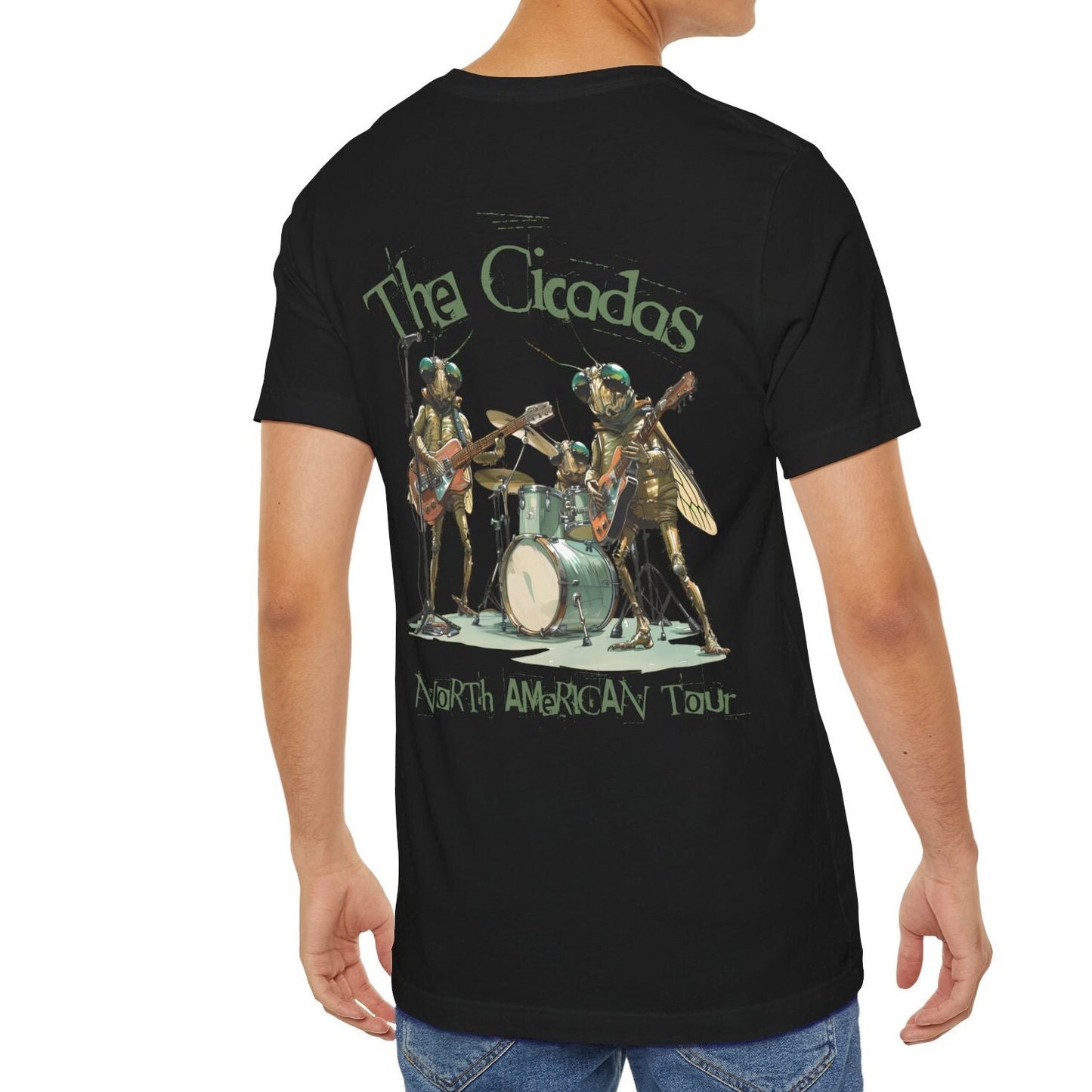 The Cicadas North American Tour BACK PRINT Cicada Shirt