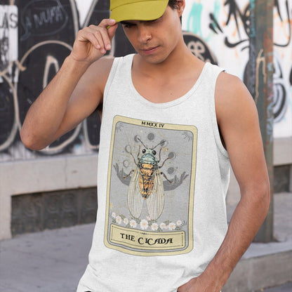 The Cicada Tarot Card Tank Top