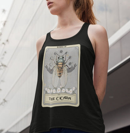 The Cicada Tarot Card Tank Top