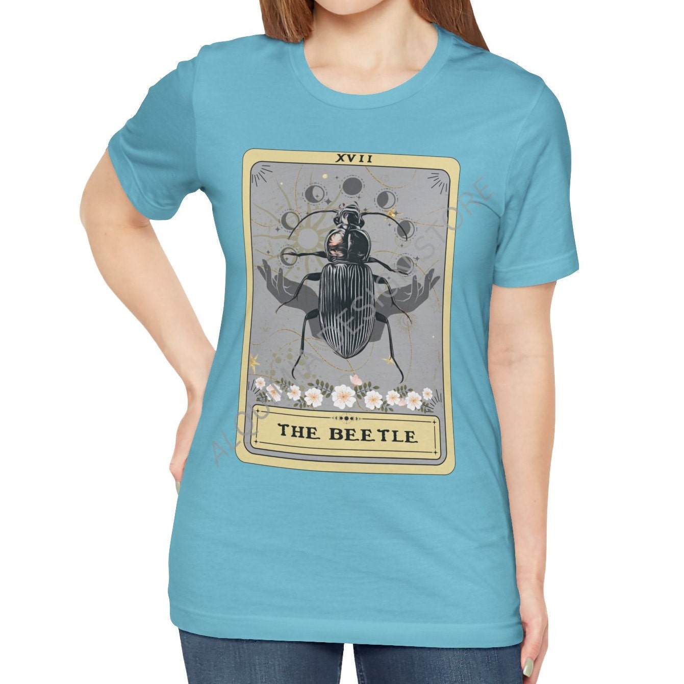 The Beetle Tarot Card Shirt, Bug Insect