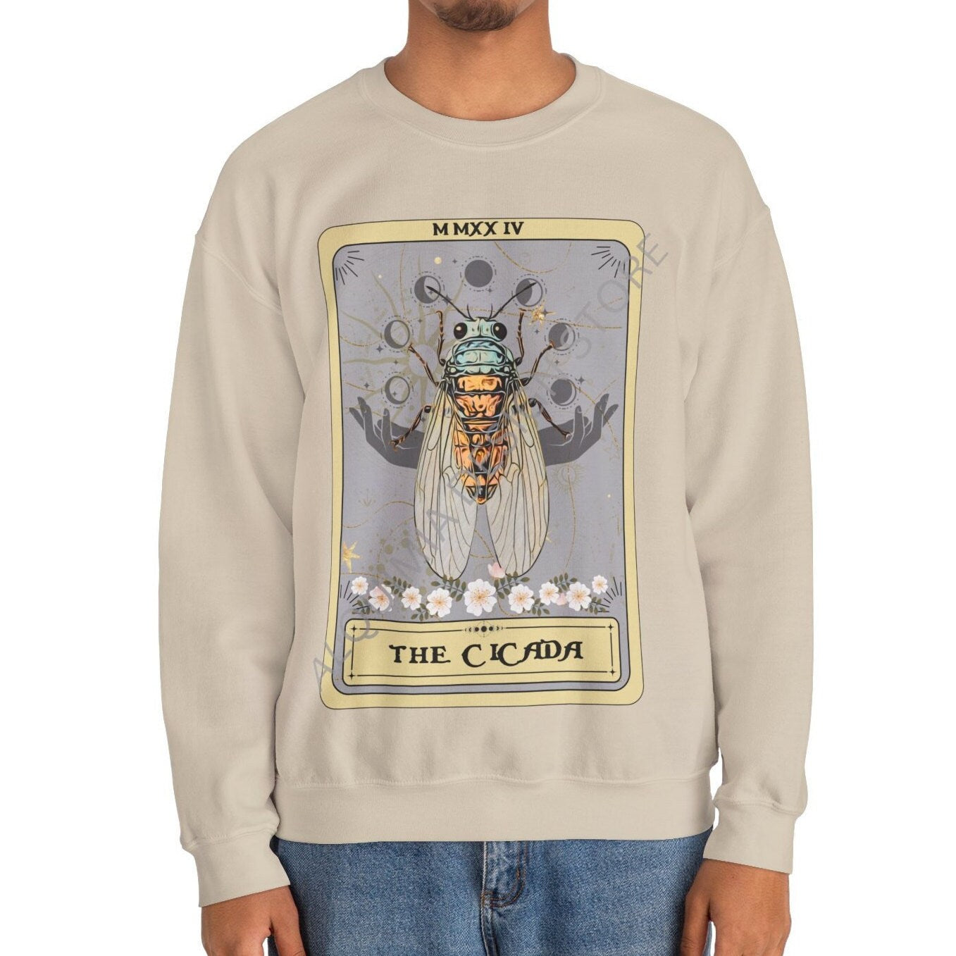 The Cicada Tarot Card Sweatshirt