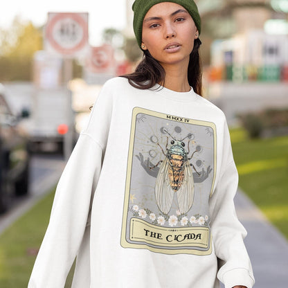 The Cicada Tarot Card Sweatshirt