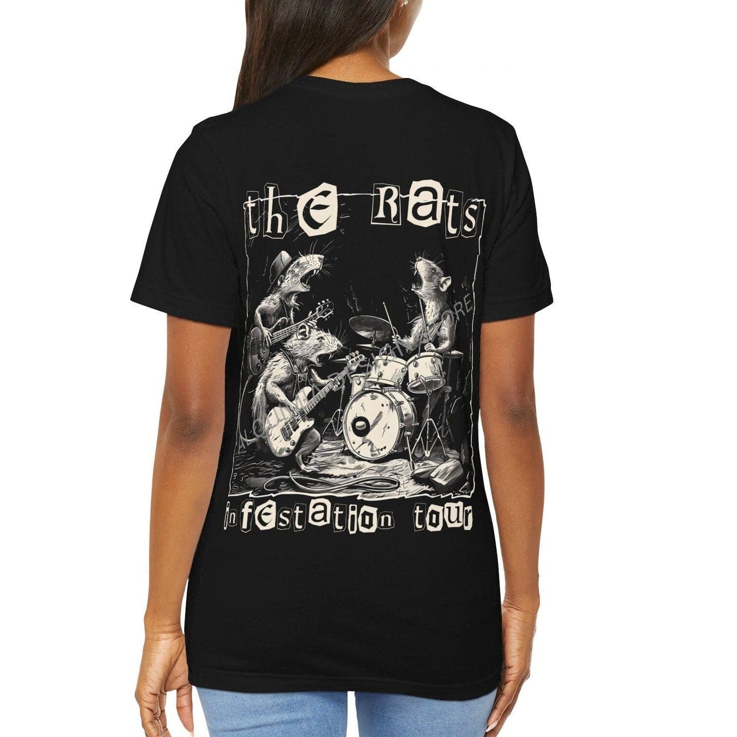 The Rats Infestation Tour Shirt BACK PRINT Rat