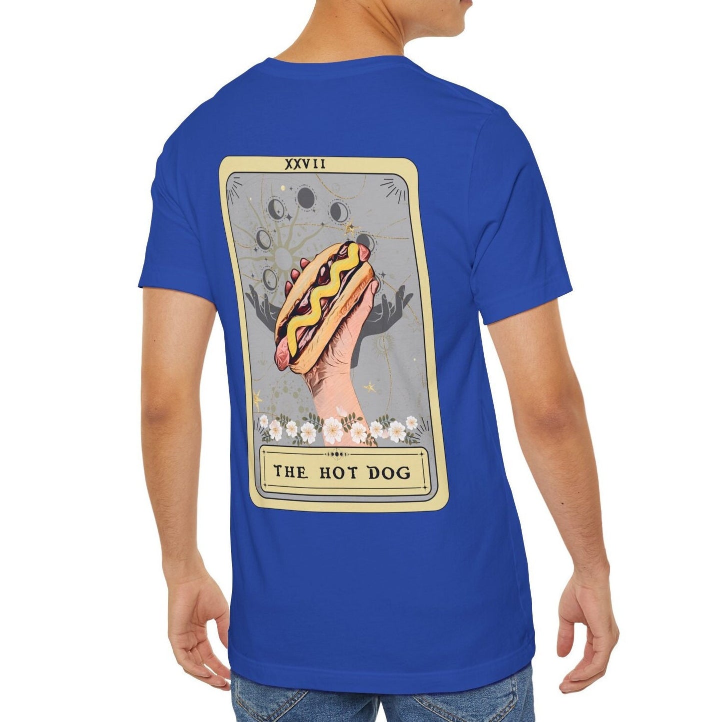 The Hot Dog Tarot Card Shirt BACK PRINT