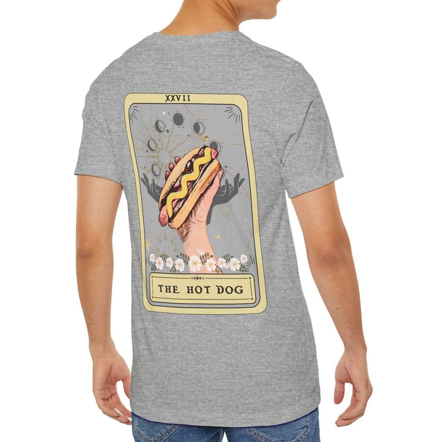 The Hot Dog Tarot Card Shirt BACK PRINT