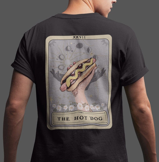 The Hot Dog Tarot Card Shirt BACK PRINT